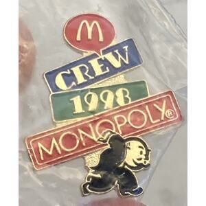 1998 McDonalds Vintage Monopoly Pin Sealed